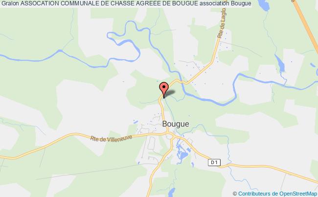 plan association Assocation Communale De Chasse Agreee De Bougue Bougue