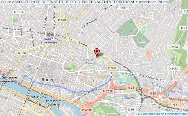 plan association Assocation De DÉfense Et De Recours Des Agents Territoriaux Rouen