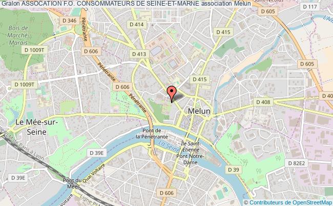 plan association Assocation F.o. Consommateurs De Seine-et-marne Melun