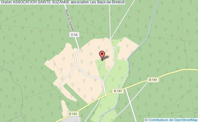 plan association Assocation Sainte Suzanne Baux-de-Breteuil