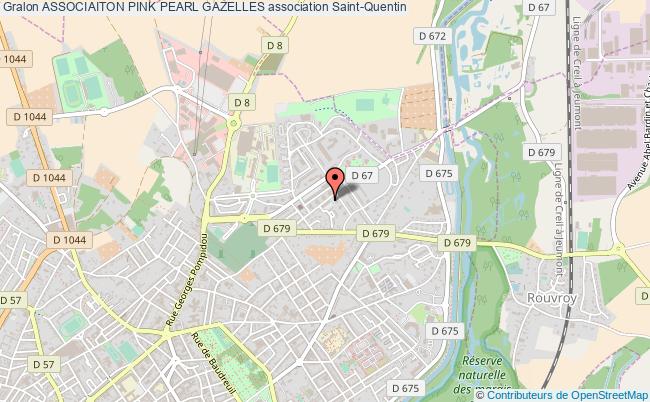 plan association Associaiton Pink Pearl Gazelles Saint-Quentin
