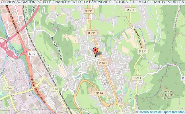 plan association Associaiton Pour Le Financement De La Campagne Electorale De Michel Dantin Pour Les Municipales 2020 (afmdm2020) Chambéry
