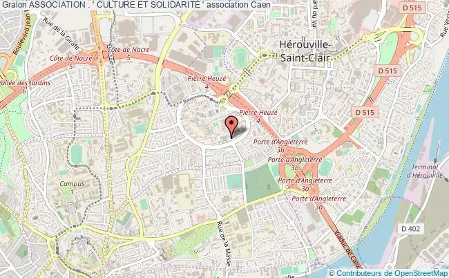 plan association Association . ' Culture Et SolidaritÉ ' Caen