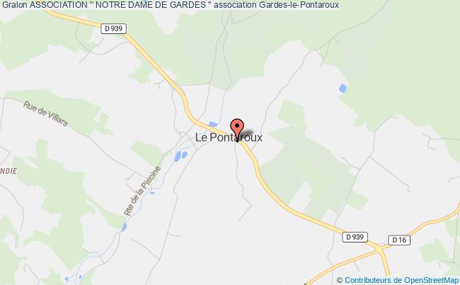plan association Association '' Notre Dame De Gardes '' Gardes-le-Pontaroux