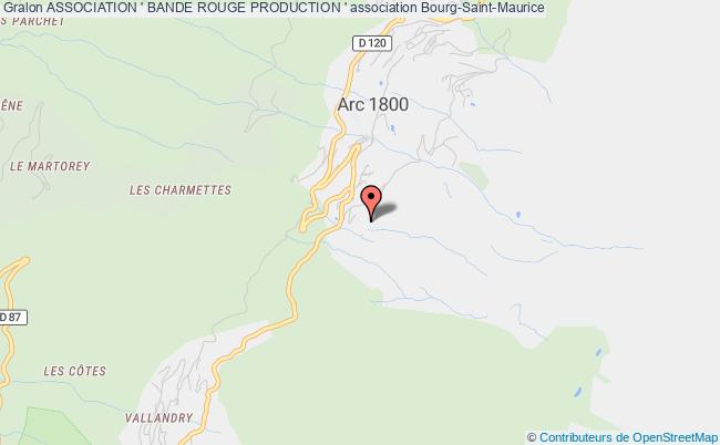 plan association Association ' Bande Rouge Production ' Bourg-Saint-Maurice