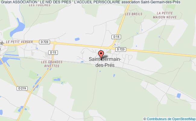 plan association Association ' Le Nid Des Pres ' L'accueil Periscolaire Saint-Germain-des-Prés