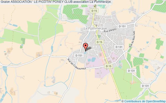 plan association Association ' Le Picotin' Poney Club Mauges-sur-Loire