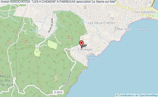 plan association Association  "les 4 Chemins" A Fabregas Seyne-sur-Mer