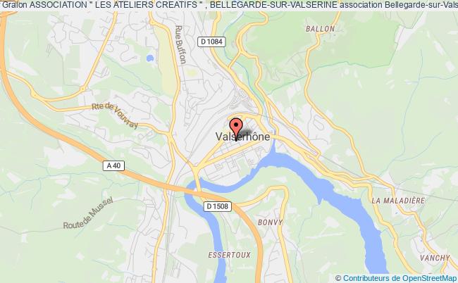 plan association Association " Les Ateliers Creatifs " , Bellegarde-sur-valserine Bellegarde-sur-Valserine