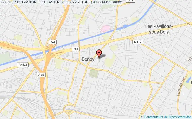 plan association Association : Les Banen De France (bdf) Bondy
