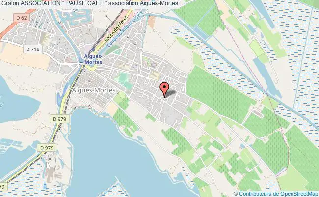 plan association Association " Pause Cafe " Aigues-Mortes