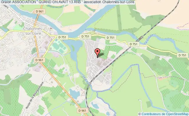 plan association Association ' Quand On Avait 13 Ans ' Chalonnes-sur-Loire