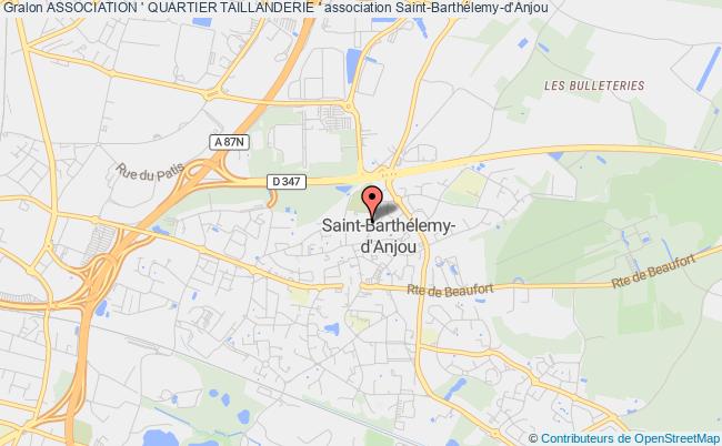 plan association Association ' Quartier Taillanderie ' Saint-Barthélemy-d'Anjou
