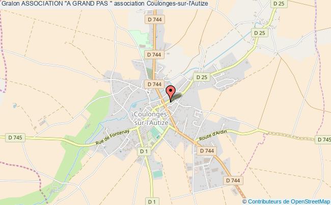 plan association Association "a Grand Pas " Coulonges-sur-l'Autize