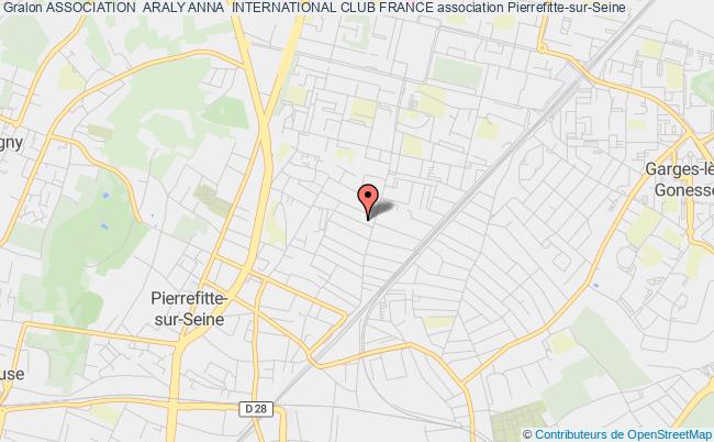 plan association Association  Araly Anna  International Club France Pierrefitte-sur-Seine