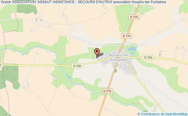 plan association Association 'assaut' Assistance - Secours D'autrui Nouans-les-Fontaines