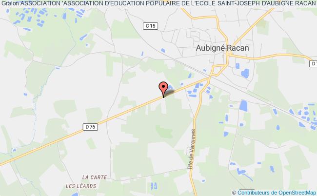 ASSOCIATION 'ASSOCIATION D'EDUCATION POPULAIRE DE L'ECOLE SAINT-JOSEPH D'AUBIGNE RACAN