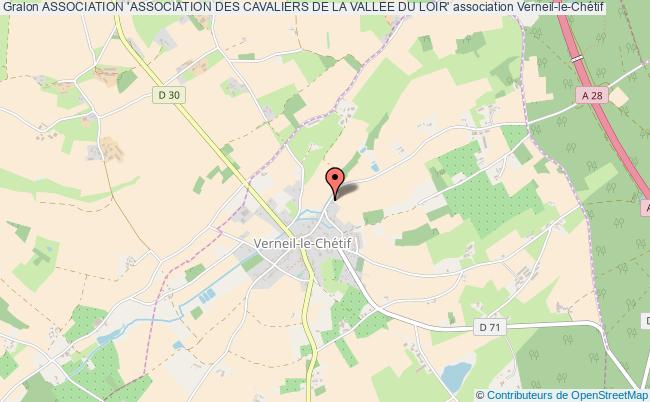 plan association Association 'association Des Cavaliers De La Vallee Du Loir' Verneil-le-Chétif