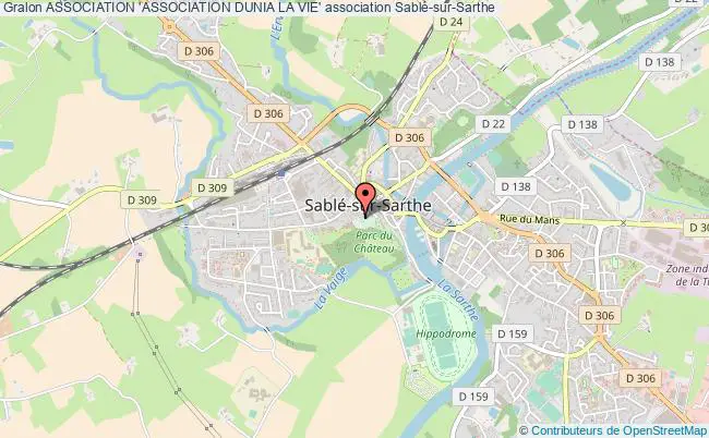 plan association Association 'association Dunia La Vie' Sablé-sur-Sarthe