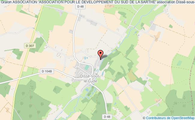 plan association Association 'association Pour Le Developpement Du Sud De La Sarthe' Dissé-sous-le-Lude