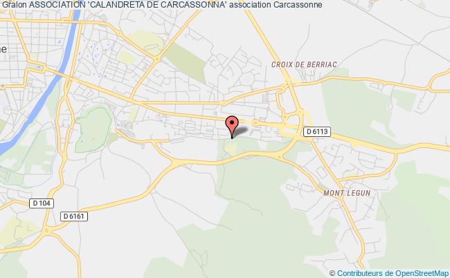 plan association Association 'calandreta De Carcassonna' Carcassonne