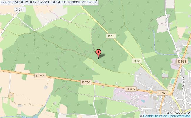 plan association Association "casse BÛches" Baugé-en-Anjou