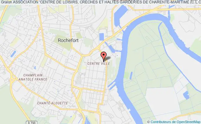 plan association Association 'centre De Loisirs, CrÈches Et Haltes Garderies De Charente-maritime (c.l.c.h.g 17)' Rochefort