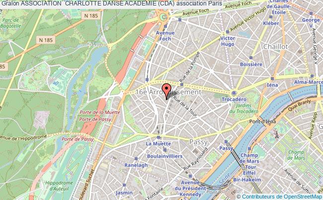 plan association Association  Charlotte Danse Academie (cda) Paris