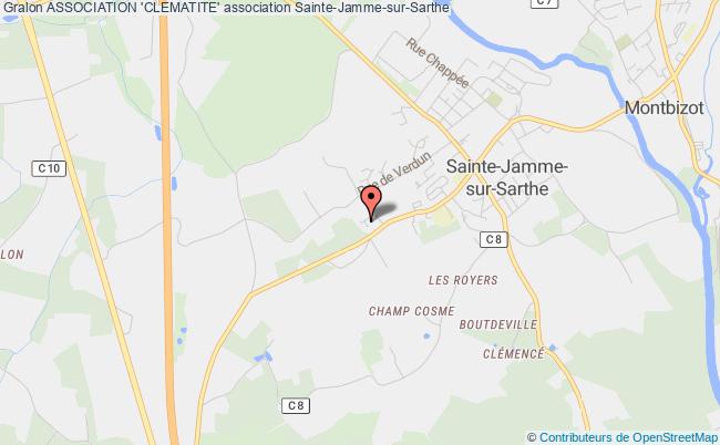 plan association Association 'clematite' Sainte-Jamme-sur-Sarthe