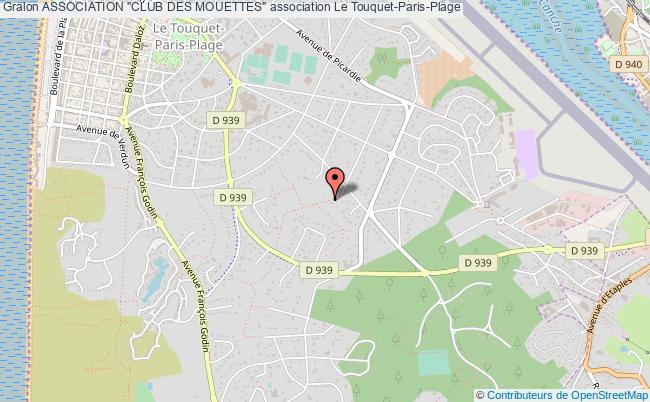 plan association Association "club Des Mouettes" Le    Touquet-Paris-Plage