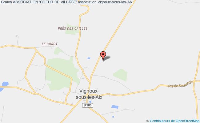 plan association Association 'coeur De Village' Vignoux-sous-les-Aix