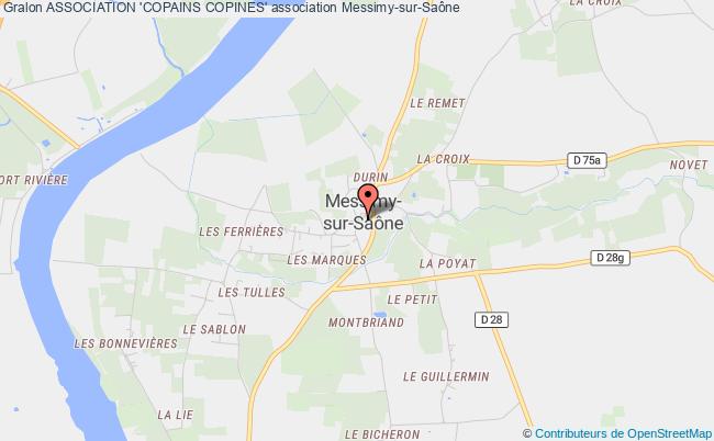plan association Association 'copains Copines' Messimy-sur-Saône
