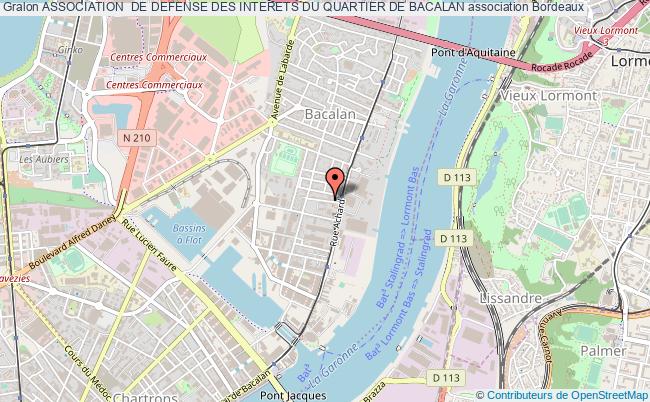Association de defense des interets du quartier de bacalan association Bacalan  Bordeaux