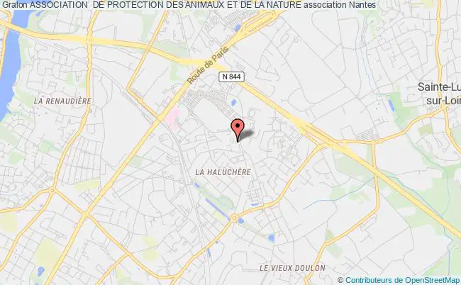 plan association Association  De Protection Des Animaux Et De La Nature Nantes