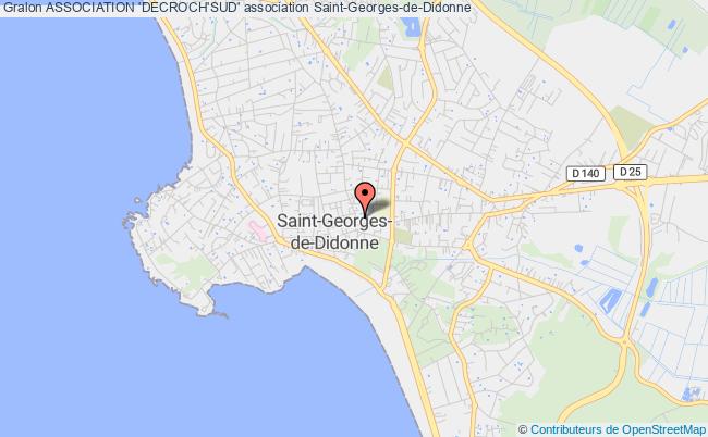 plan association Association 'decroch'sud' Saint-Georges-de-Didonne