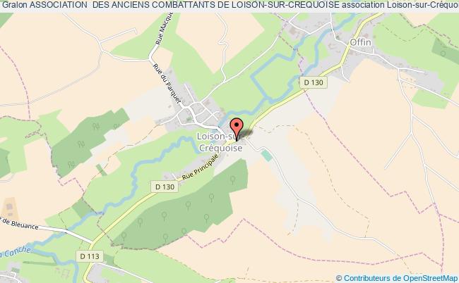 plan association Association  Des Anciens Combattants De Loison-sur-crequoise Loison-sur-Créquoise