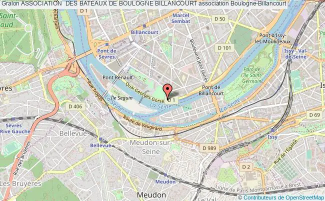plan association Association  Des Bateaux De Boulogne Billancourt Boulogne-Billancourt