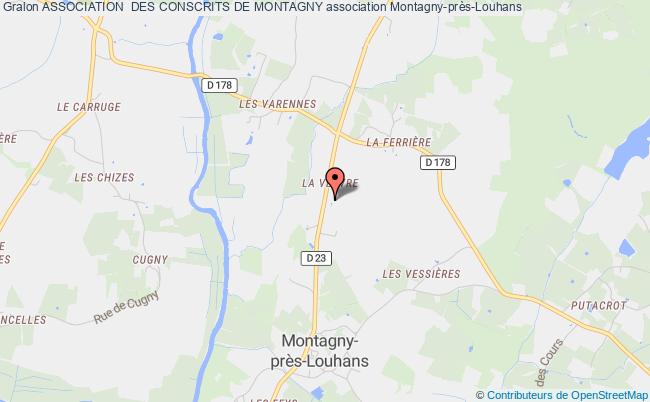 plan association Association  Des Conscrits De Montagny Montagny-près-Louhans