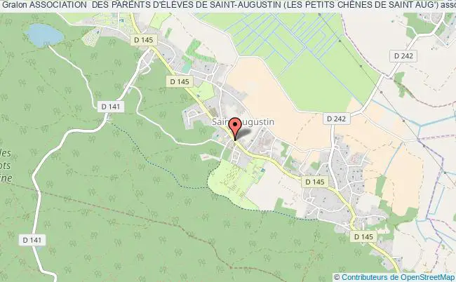 plan association Association  Des Parents D'ÉlÈves De Saint-augustin (les Petits ChÊnes De Saint Aug') Saint-Augustin