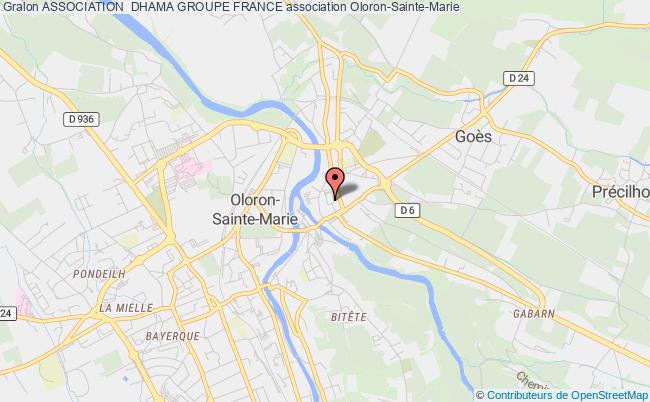 plan association Association  Dhama Groupe France Oloron-Sainte-Marie