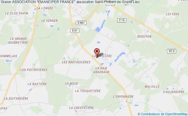 plan association Association "emanciper France" Saint-Philbert-de-Grand-Lieu