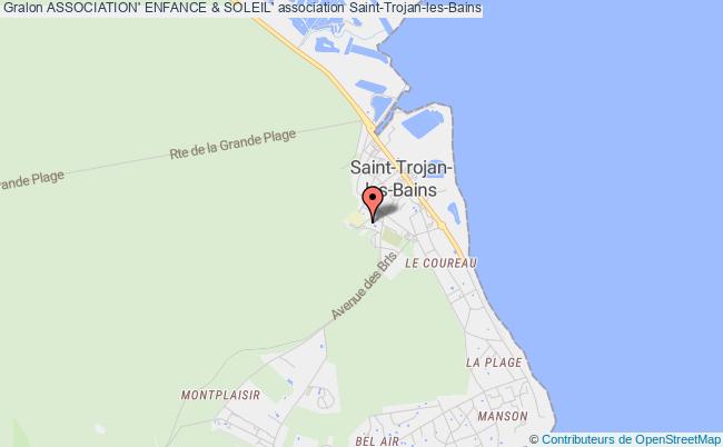 plan association Association' Enfance & Soleil' Saint-Trojan-les-Bains