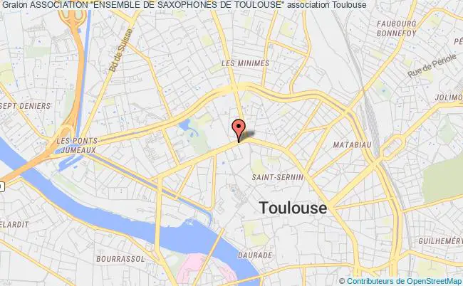 plan association Association "ensemble De Saxophones De Toulouse" Toulouse