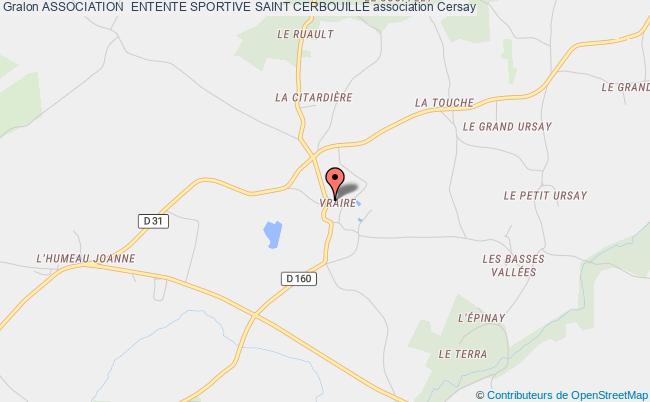 plan association Association  Entente Sportive Saint Cerbouille Val-en-Vignes