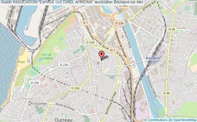 plan association Association "espace Culturel Africain" Boulogne-sur-Mer