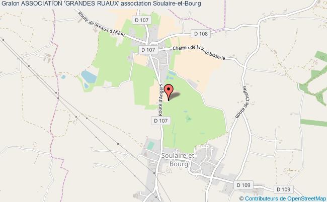 plan association Association 'grandes Ruaux' Soulaire-et-Bourg