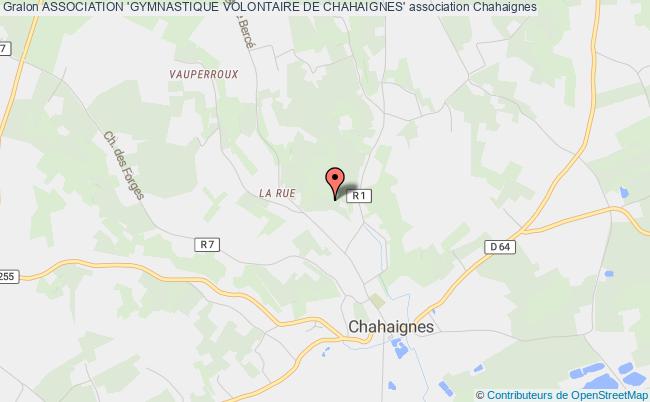 plan association Association 'gymnastique Volontaire De Chahaignes' Chahaignes