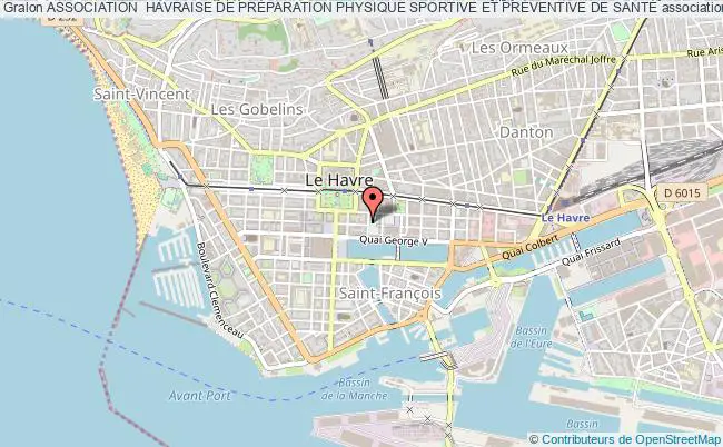 plan association Association  Havraise De PrÉparation Physique Sportive Et PrÉventive De SantÉ Havre