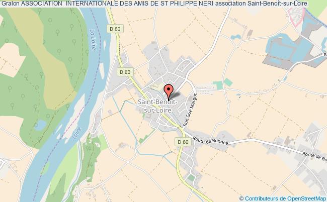 plan association Association  Internationale Des Amis De St Philippe Neri Saint-Benoît-sur-Loire