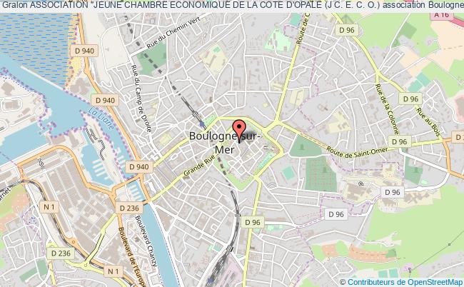 plan association Association "jeune Chambre Economique De La Cote D'opale (j C. E. C. O.) Boulogne-sur-Mer